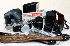 ASAHI PENTAX ME 35mm Film Camera Lenses, Flash, Accessories and More