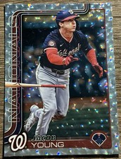 Jacob Young Super Box Silver Foil Board 2025 Topps Baseball Series 2 #413