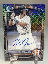 2025 Bowman Chrome - Prospect Walker Janek Mojo Steel Metal Refractor Auto /100 