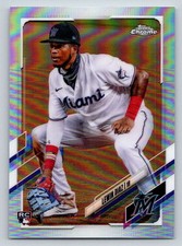2021 Topps Chrome Refractors #83 Lewin Diaz (ref 194104)