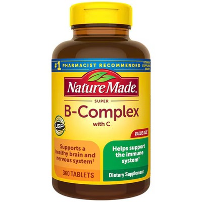 2 X Nature Made B Complex With C Value Size -- 360 Tablets