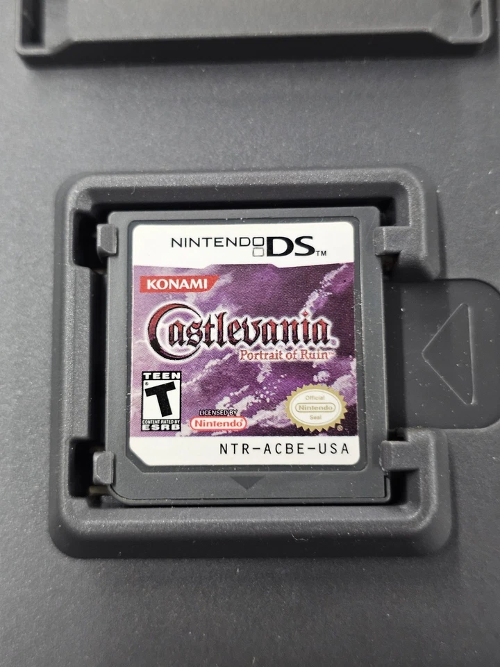Castlevania Portrait of Ruin Nintendo DS 2006 Juego Completo CIB con Manual PROBADO Foto 4 de 4