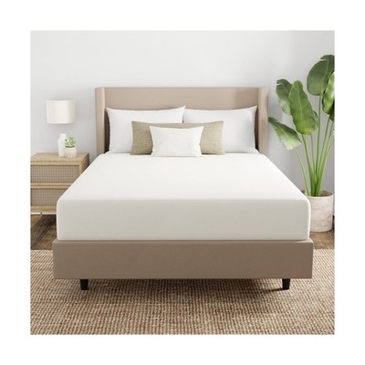 AllerEase 100% Organically Grown Cotton Top Waterproof Mattress Pad Queen Siz...