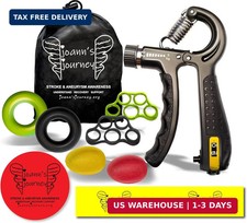 Hand Therapy Kit for Stroke and Aneurysm Recovery, OT/PT Rehab Tools for Dexteri