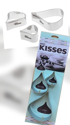 3 Piece Hershey s KISSES Cookie Cutter Set, BRAND NEW