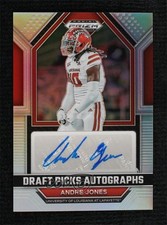 2023 Panini Prizm Draft Picks Silver Andre Jones #DPA-ANJ Auto 1hs9