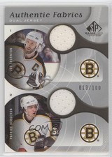 2005 SP Game Used Edition 13/100 Joe Thornton Patrice Bergeron #AF2-PB HOF 0c3