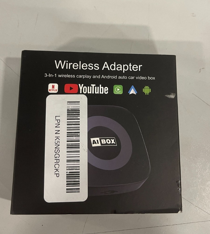 AI box 3 in 1 wireless carplay adapter and android auto car video box