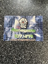 Renegade 107.4FM business Card, Rave Flyer, Promotional Item, Night Life