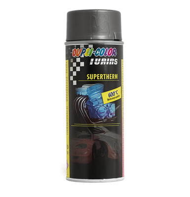 Dupli-Color Supertherm 400ml Hitzelack bis 600°C gussgrau   hitzefester Lackspra