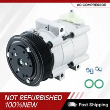 A/C Compressor 8-Groove for 1997-2001 & 2000-2001 Ford F-150 F-53 Motorhome