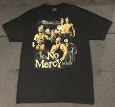2008 WWE NO MERCY T-Shirt LG Undertaker Jericho HBK Jeff Hardy Triple H Vintage