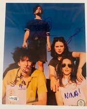 Veruca Salt Vintage Group Signed 10" x 8" Photo x 4  JSA