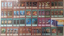Gilford der Blitz Krieger Ausrüstungszauberkarten Yu-Gi-Oh! Deck + Hüllen