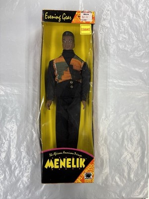 Vintage 1994 Olmec Toys Menelik African American Prince Doll New Toy 12  Gear