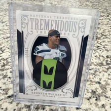 2025 National Treasures Kenneth Walker III Tremendous Sick Patch /25 🔥Seahawks