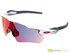 Oakley Radar EV Path Sunglasses OO9208-18 Polished White/+Red Iridium