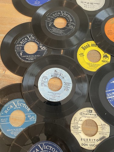 45 Vintage Children's Record Lot Mini 33 1/3 & 45 RPM Disney Peter Pan RCA ++ - Picture 10 of 11