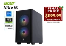 Acer Nitro 60 Desktop Intel Core i7 GeForceRTX5070 32GB RAM 1TB SSD N60-641-UB21