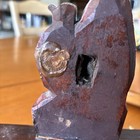 Antique Chinese wood architectural fragment. Three Figures. — photo 3