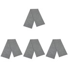  4pcs Leinenabdeckungstabelle Tischläufer doppelseitiger moderner nordischer