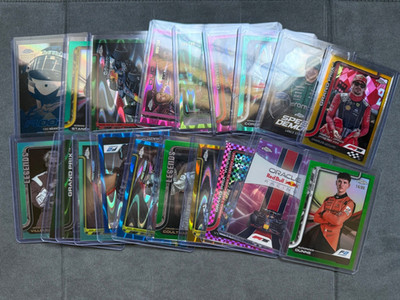 2025 Topps Chrome F1 NUMBERED PARALLELS - You Pick