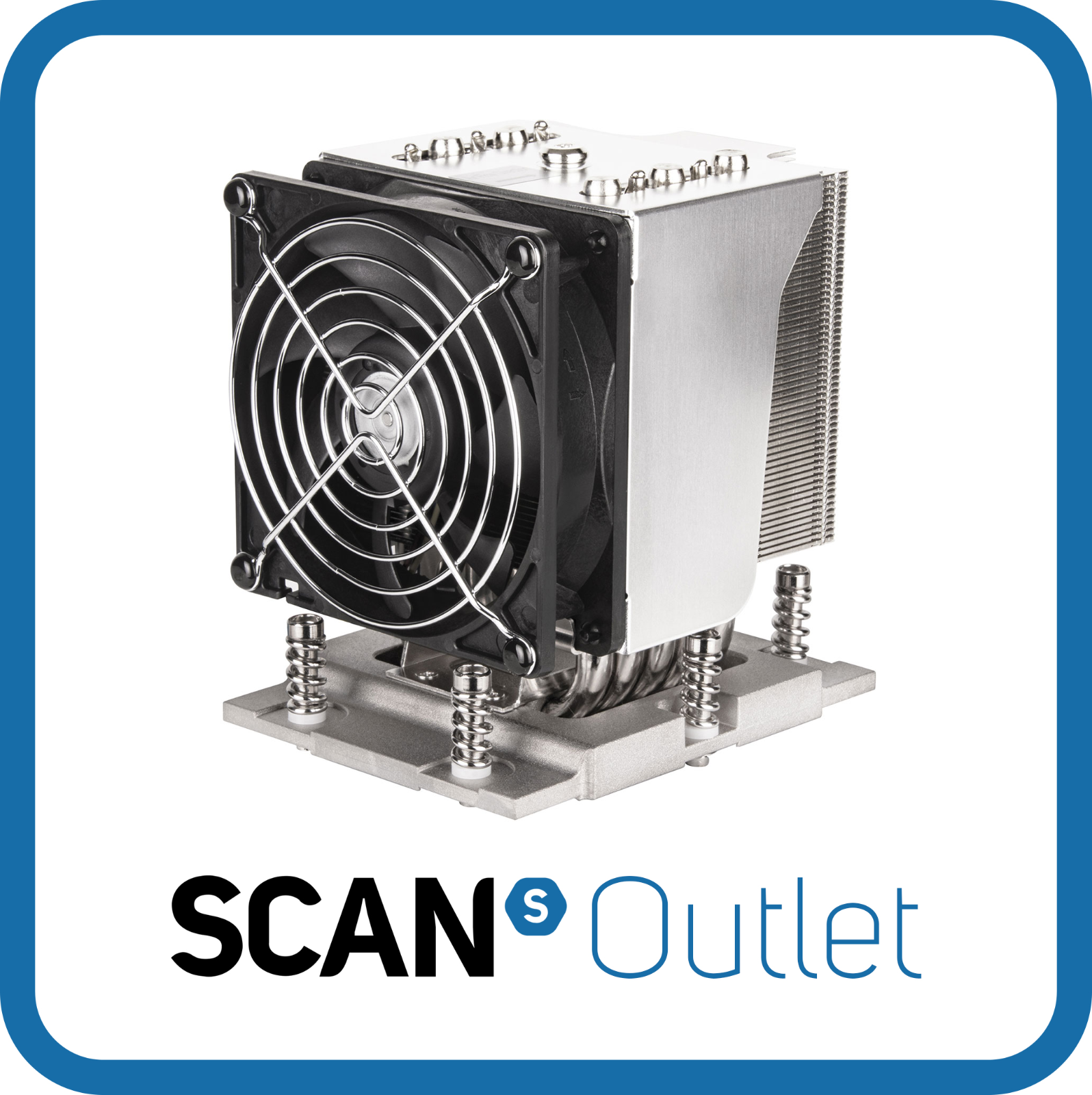 SilverStone SST-XE04-SP5B 4U, AMD Socket SP5, 92mm PWM Fan, Dual Ball Bearing