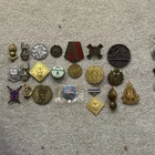Vintage Military Medal & Badge Collection - WWI / WWII Era Multi-National Lot #5
