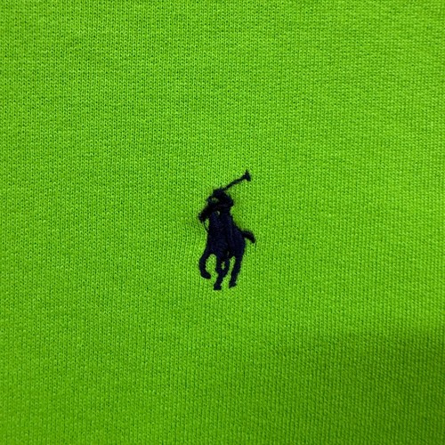 Polo Ralph Lauren Performance Eléctrico Verde Lima Para Hombres XL Poni Pullover Sudadera con Capucha - Imagen 2 de 8