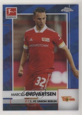 2020 Chrome Bundesliga Blue Wave Refractor /150 Marcus Ingvartsen Rookie RC i4v