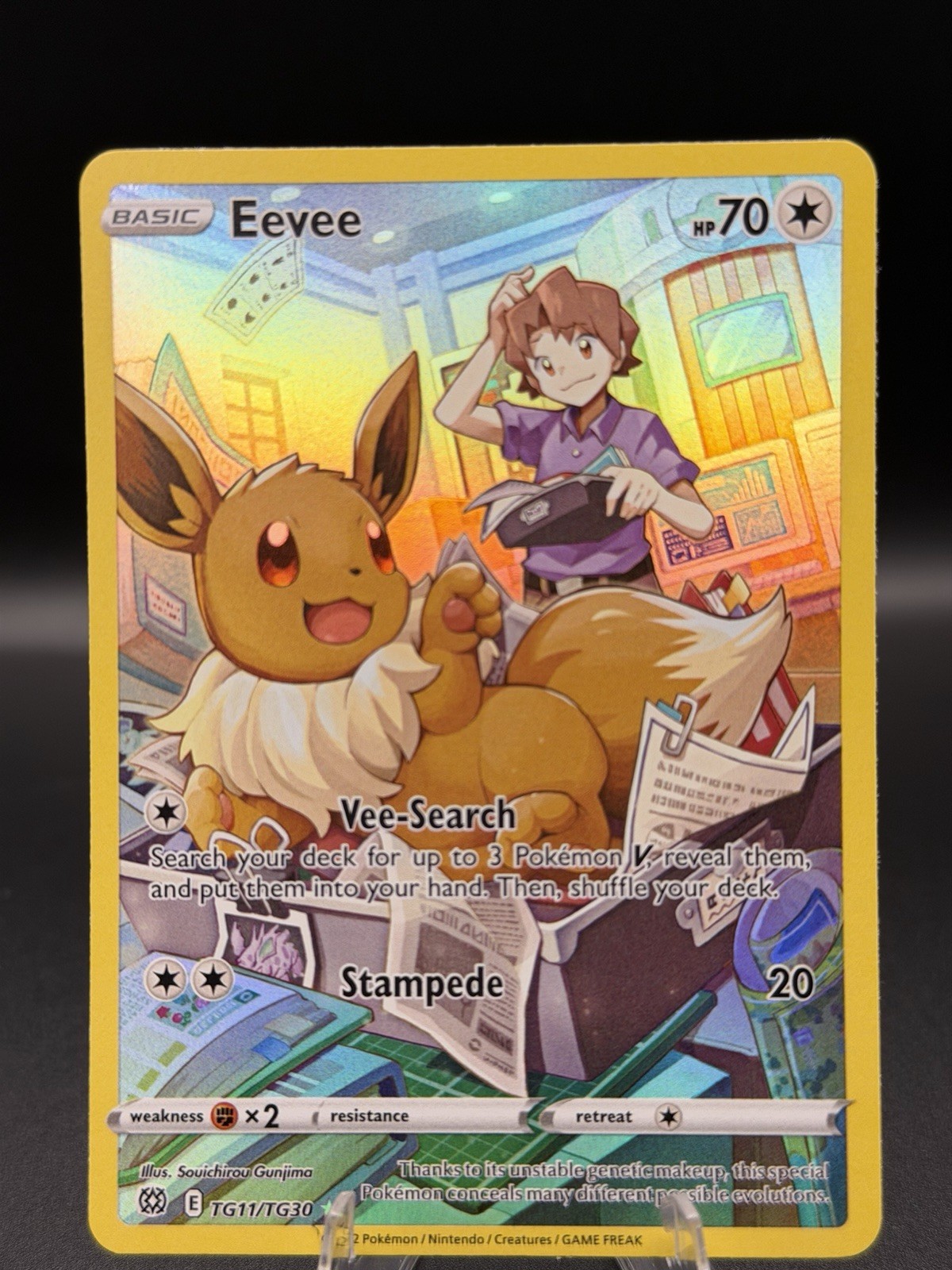 Eevee - IR - SWSH09: Brilliant Stars Trainer Gallery (SWSH09:TG) Pokemon TCG NM