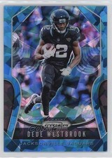 2019 Panini Prizm Blue Ice Prizm 31/99 Dede Westbrook #151 0q3