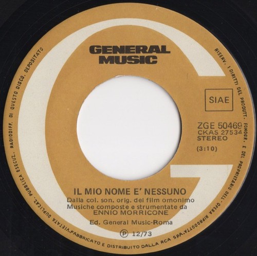 Ennio Morricone - Il Mio Nome È Nessuno (Dalla Colonna Sonora Originale Del Fil - Foto 3 di 5