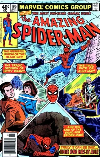 The Amazing Spider-Man #195 Newsstand NM Origin of Black Cat 2nd App-GLOSSY!