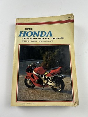 Clymer Honda CBR 900 RR/Fireblade 1993-1998 Service/repair/maintenance Book