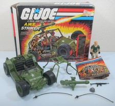 100  Complete 1985 AWE Striker & Crankcase in Box Vintage G.I. GI Joe 3.75 ARAH