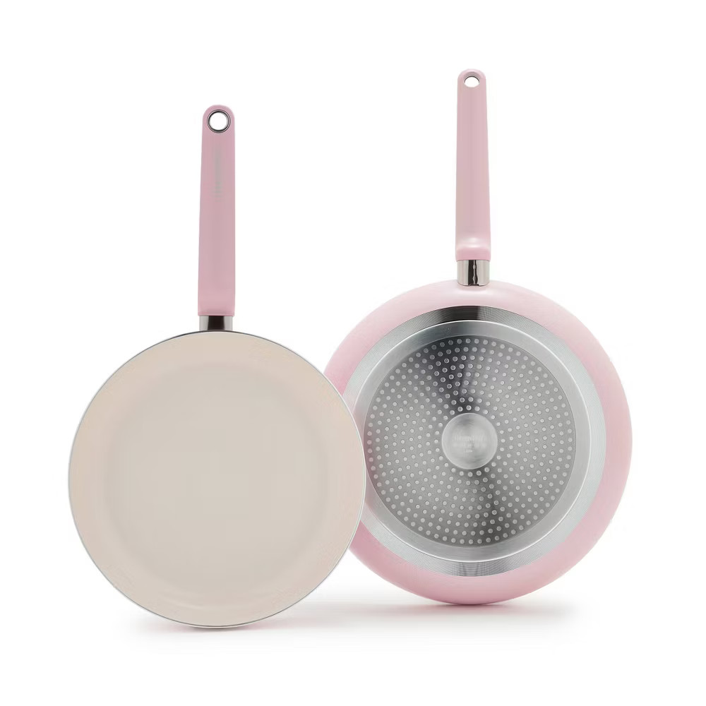 GreenPan Rio Advanced 2pc 10 and 12 Ceramic Nonstick Fry Pan Set 6390₽