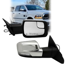 Passenger Side Mirror Compatible With Dodge Ram 1500 2019-2025 With Power Hea...