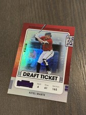 2021 Panini Contenders Draft Ticket Purple Foil /99 #95 KETEL MARTE Rookie RC