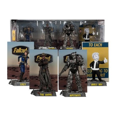 McFarlane Toys - Fallout Lucy, Maximus, The Ghoul & Vault Boy 6-Inch Figures 4pk