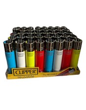 Clipper Lighters Refillable Assorted Colours - FREE UK POST
