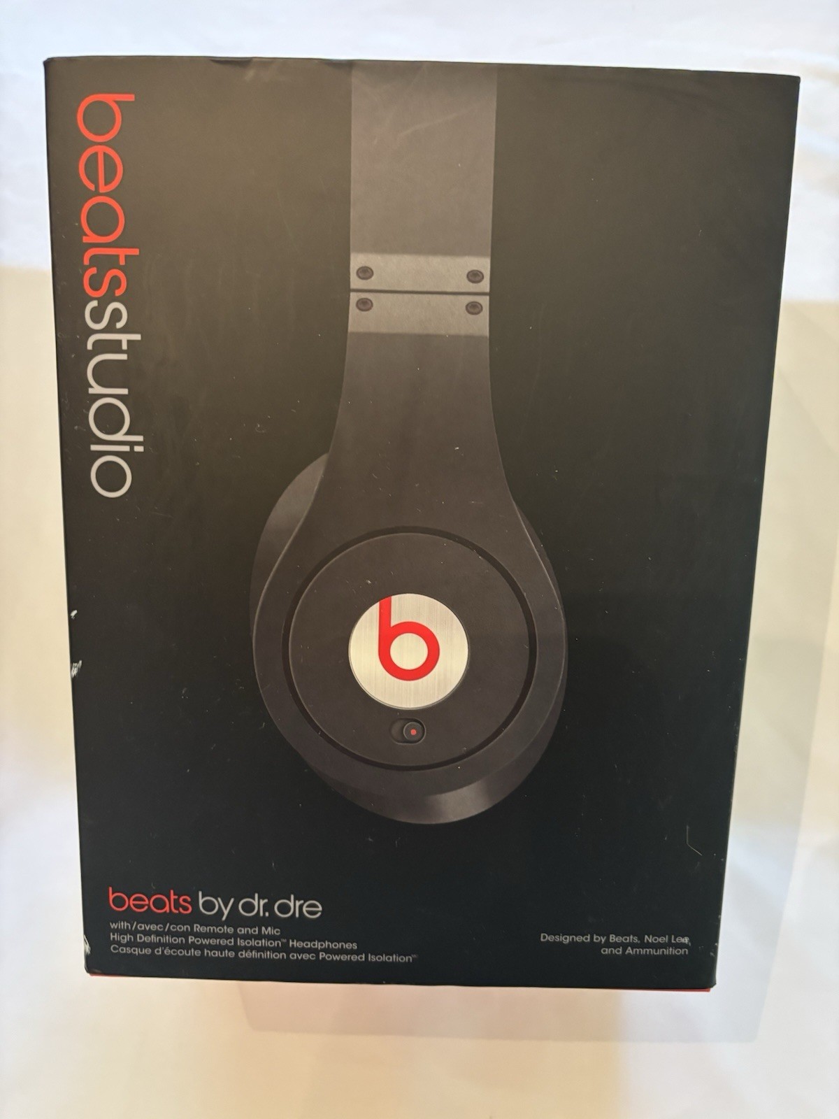 Beats By Dr. Dre Beats Studio Over-The-Ear Headphones Black Used W/box