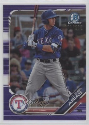 2019 Bowman Draft Chrome Purple Refractor /250 Diosbel Arias #BDC-112 0c6