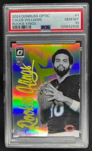 2024 Donruss Optic Caleb Williams Kings RC #1 Bears PSA 10 Rookie
