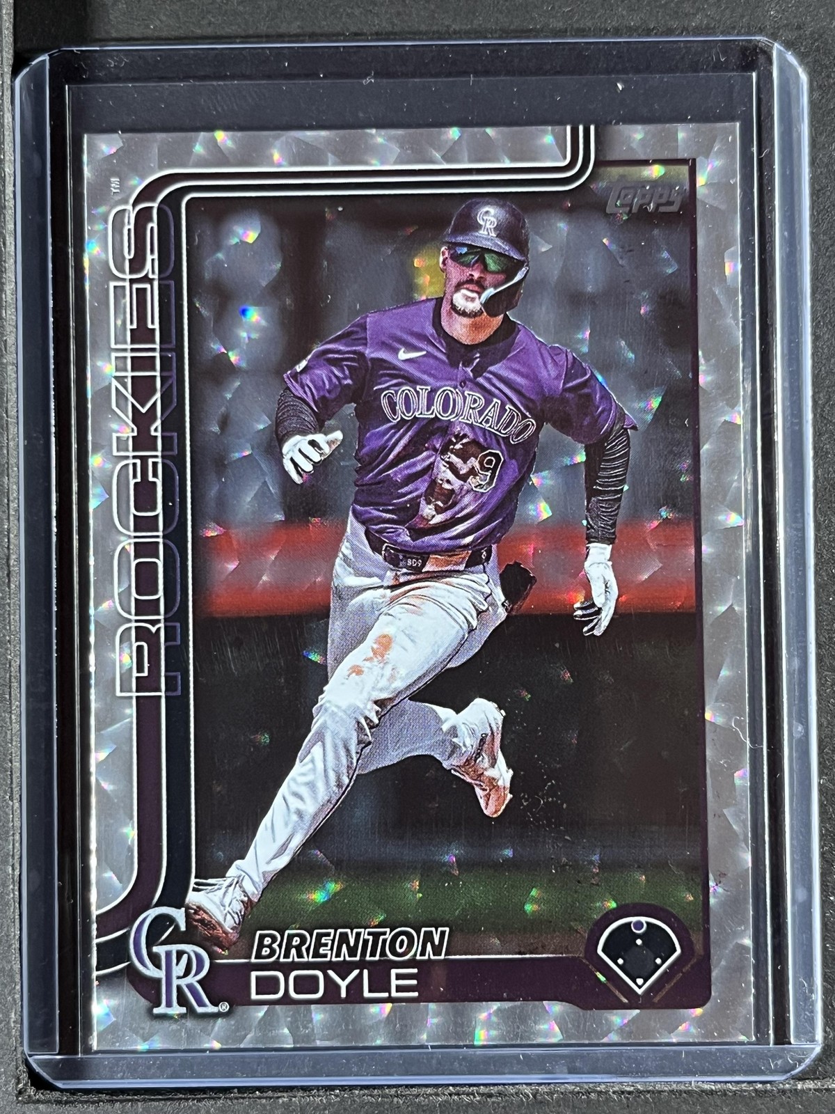 2025 Topps #44 Brenton Doyle Silver Crackle Foilboard 250010