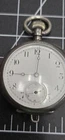⏱️ Vintage Longines Pocket Watch Movement Sterling Silver Working Swiss Antique