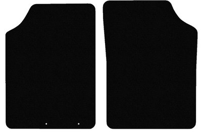 Basic Front Autoteppiche Schwarz für Dacia Spring Extreme 2023-2024 Automatten