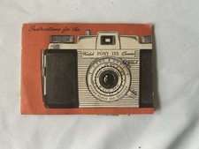 VINTAGE KODAK PONY 135 CAMERA INSTRUCTION MANUAL