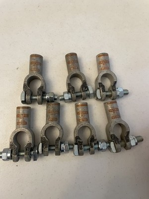 NAPA Quick Cable 2/0 Gauge Negative Battery Terminals Made In USA Lot of 7 