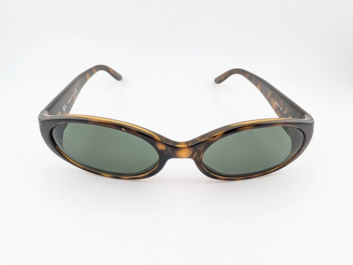 Ray-Ban RB2128 902/57 Wrap Oval Tortoise Shell Frames Only Made in Italy Vintage Ray-ban RB 2128 Sidestreet Sunglasses Frames  main image 3
